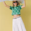 The Maxine Puff-Sleeve Sweater Tee