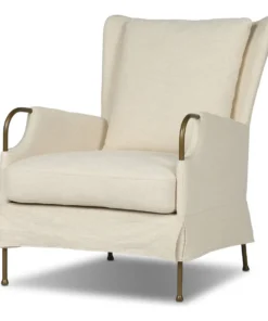 Four Hands Jenaya Bergamo Parchment Chair