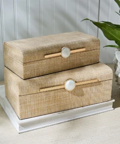 Natural Grass Box Set of 2