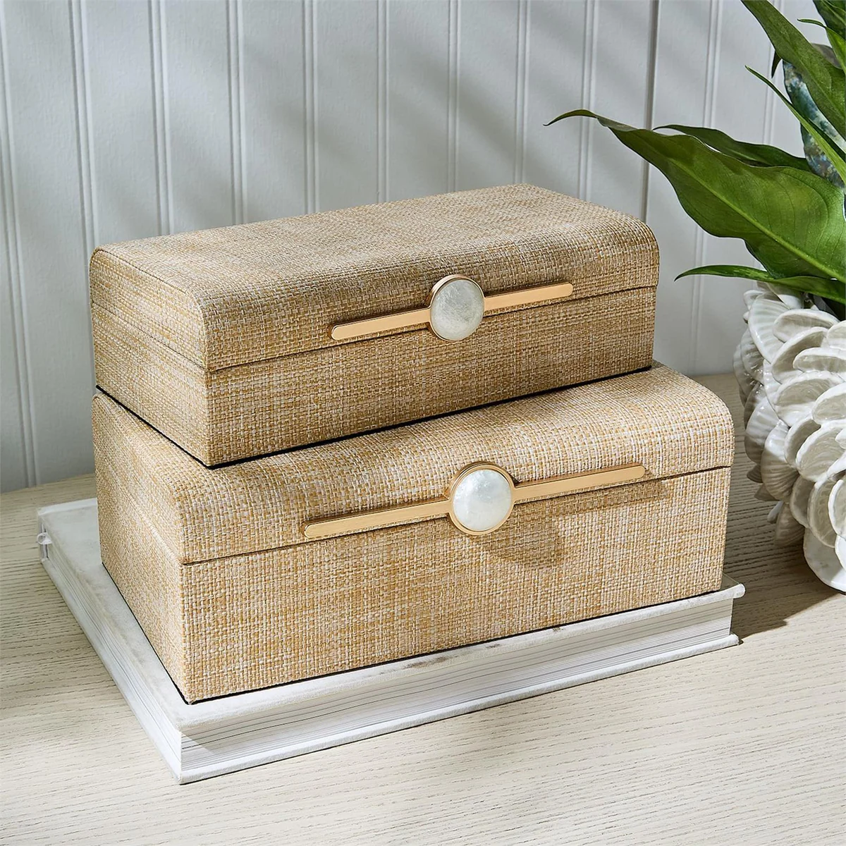 Natural Grass Box Set of 2