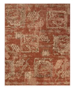 Loloi Winchester Brick/Beige Power Loomed Rug